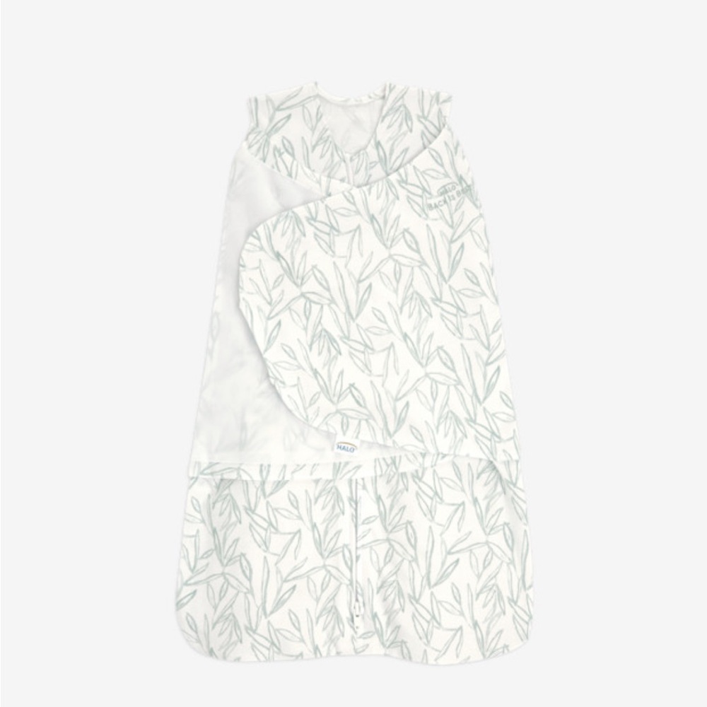 Halo SleepSack Swaddle - Cotton 1.5TOG in Leaves
